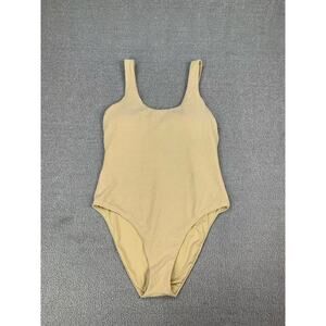 It’s Now Cool One Piece‎ Swimsuit Textured Beige Large